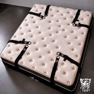 Bedroom Bondage Under-Bed Restraint System with Anchor Points