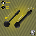 2pk Cum Plug Silicone Penis Plugs