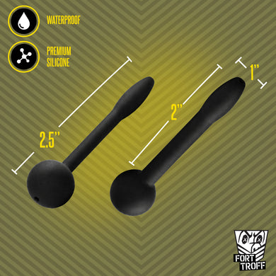 2pk Cum Plug Silicone Penis Plugs