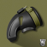 CUMfort Cage Flexible Silicone Chastity Cage detail 4