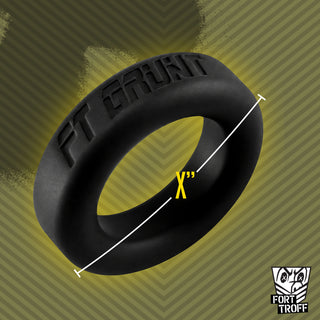 2pk Grunt Ring Silicone Cock Ring