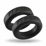 2pk Grunt Ring Silicone Cock Ring