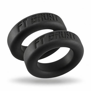 2pk Grunt Ring Silicone Cock Ring