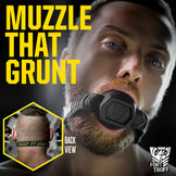Max Comfort Silicone Ball Gag with Bite Fins