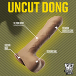 Uncut Thruster Hands-Free Thrusting Dildo detail 4