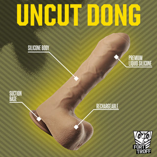 Uncut Thruster Hands-Free Thrusting Dildo detail 4