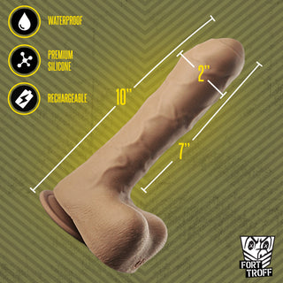 Uncut Thruster Hands-Free Thrusting Dildo detail 7