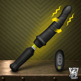 Robo Plunger Rotating Bead Depth Dildo with Remote