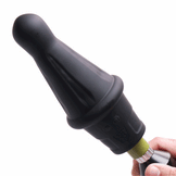 Robo Rammer Rotating Ridge Rimming Dildo with Remote