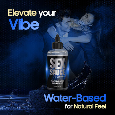 8oz Sex Sauce for Men Water-Based Lubricant