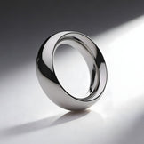 Stainless Steel Donut Cock Ring