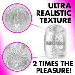 Clear Double Shot Ass and Mouth Stroker