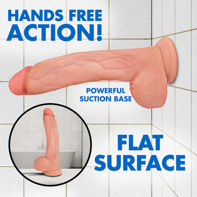 Light Bareskin Dildo with Balls