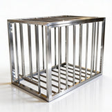 Steel Puppy Cage