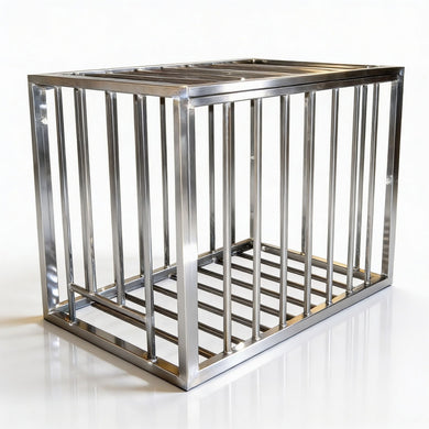 Steel Puppy Cage