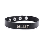 Leather Slut ID Collar