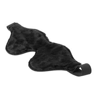 Strict Leather Black Fleece Lined Blindfold