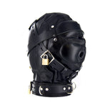 Premium Total Sensory Deprivation Leather Hood