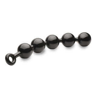 The Black Baller Anal Beads