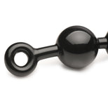 The Black Baller Anal Beads