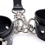 Leather Collar to Wrist Restraints