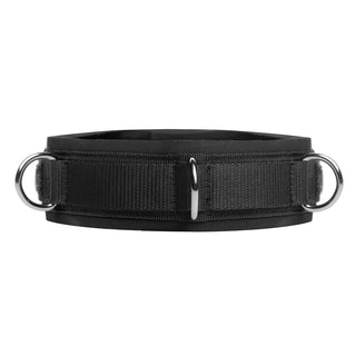 Neoprene 3 Ring Bondage Collar