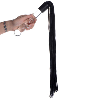 Lingam Glass Dildo Flogger