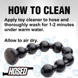 Hosed 2 inch Beaded Anal Snake