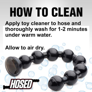 Hosed 2 inch Beaded Anal Snake