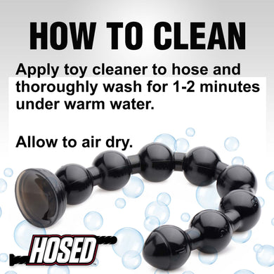 Hosed 2 inch Beaded Anal Snake