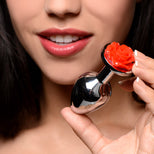 Red Rose Anal Plug