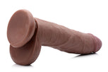10.5 Inch Ultra Real Dual Layer Suction Cup Dildo