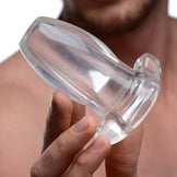 PeepHole Clear Hollow Anal Plug