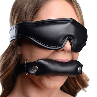 Padded Blindfold and Gag Set