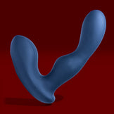 7X P-Stroke Silicone Prostate Stimulator with Stroking Shaft