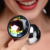 Rainbow Prism Gem Anal Plug