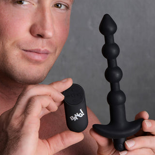 Remote Control Vibrating Silicone Anal Beads