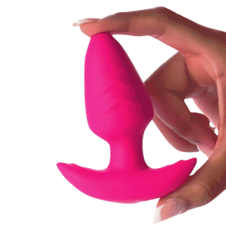 Rotating and Vibrating Silicone Butt Plug