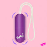Bang Vibrating Egg insertable bullet vibrator in matte purple 
