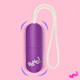 Bang Vibrating Egg insertable bullet vibrator in matte purple 