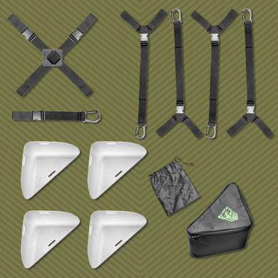 Bedroom Bondage Under-Bed Restraint System with Anchor Points