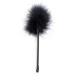 Feather tickler from the beginner bondage kit for sensation and sensory play