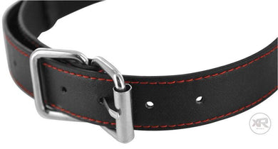 Breathable ball gag with holes fitted for BDSM mouth restraint