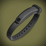 Clamp-It adjustable cock ring silicone strap with 28 snap tightness holes