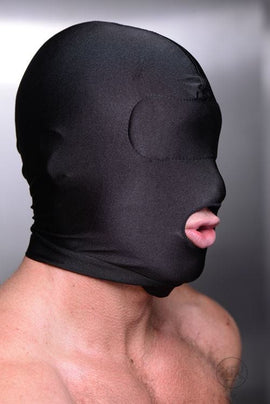 Disguise Open Mouth Hood with Padded Blindfold