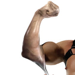 FFister Frost fisting sleeve worn to the upper arm with the fist raised