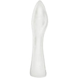 FFister Frost cushioned fisting sleeve in frosted clear TPE, side view
