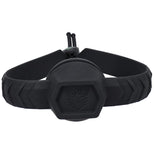 Max Comfort Ball Gag with silicone strap and adjustable cord lock, front view, Fort Troff