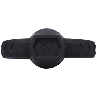 Max Comfort Ball Gag hex face with embossed Fort Troff logo, front view, Fort Troff