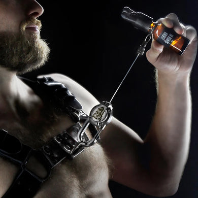 Pig Snout Clipper clipped to harness gear, lifestyle photo 2
